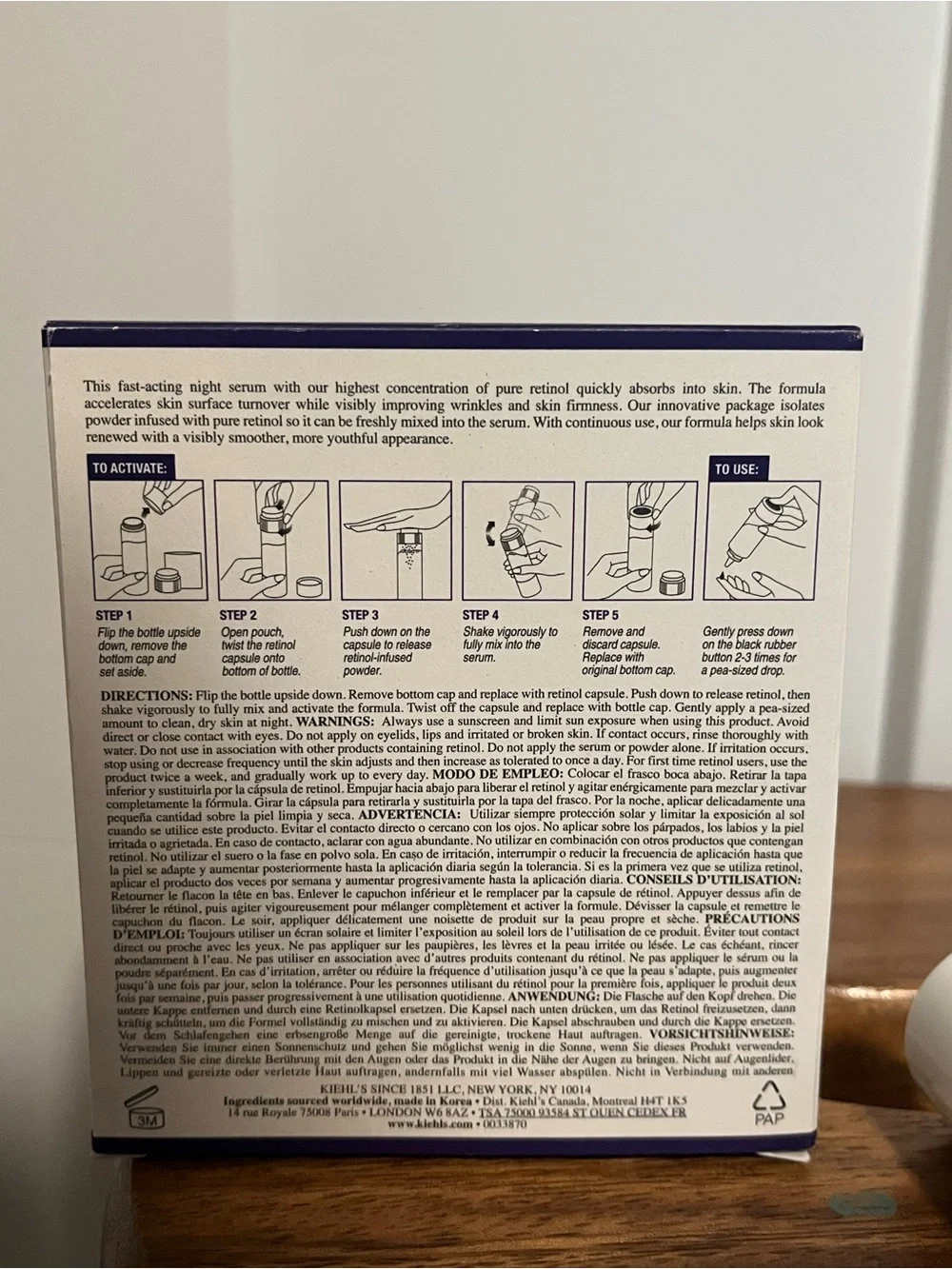 Kiehl's Retinol Fast Release Wrinkle-Reducing Night Serum